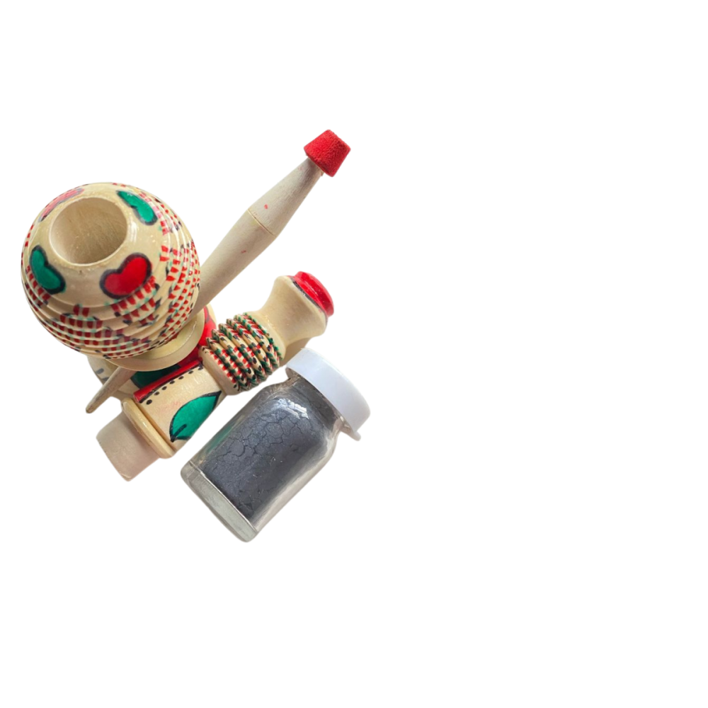 Traditional Moroccan Kohl Natural Eyeliner, 10g, with Application Pot